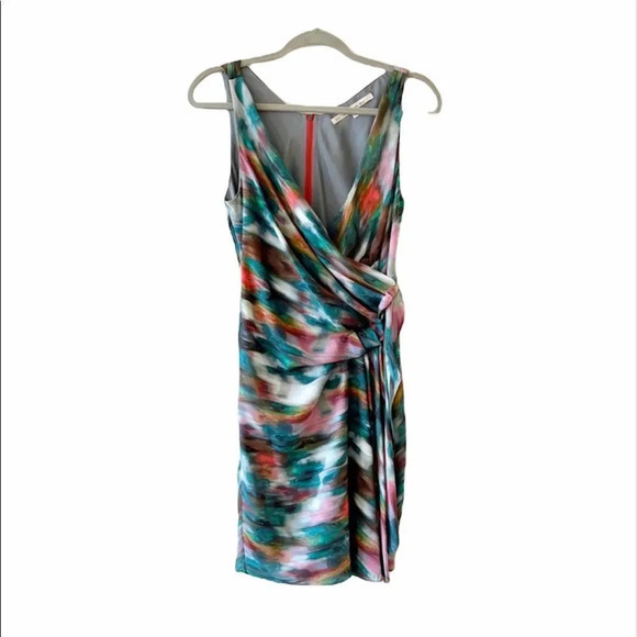 Rachel Rachel Roy Watercolor Print Dress Size‎ Small Spring Wedding Guest Party - Picture 1 of 9